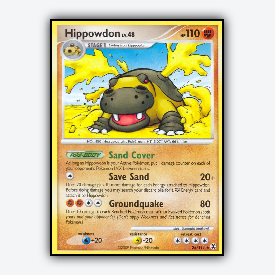 Hippowdon 025/111 - Rising Rivals Set - Card Rug