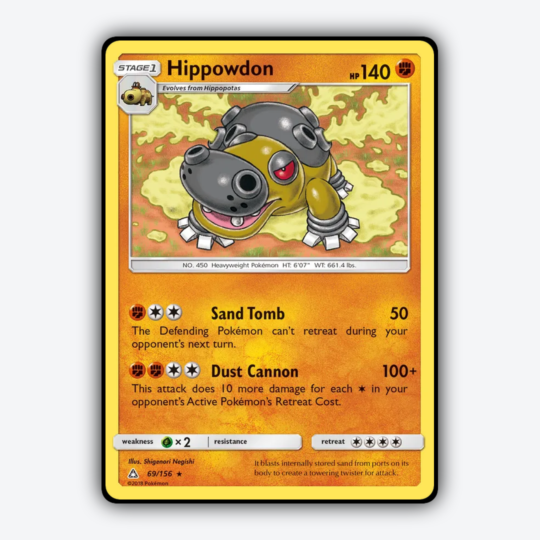 Hippowdon 069/156 - Ultra Prism Set - Card Rug