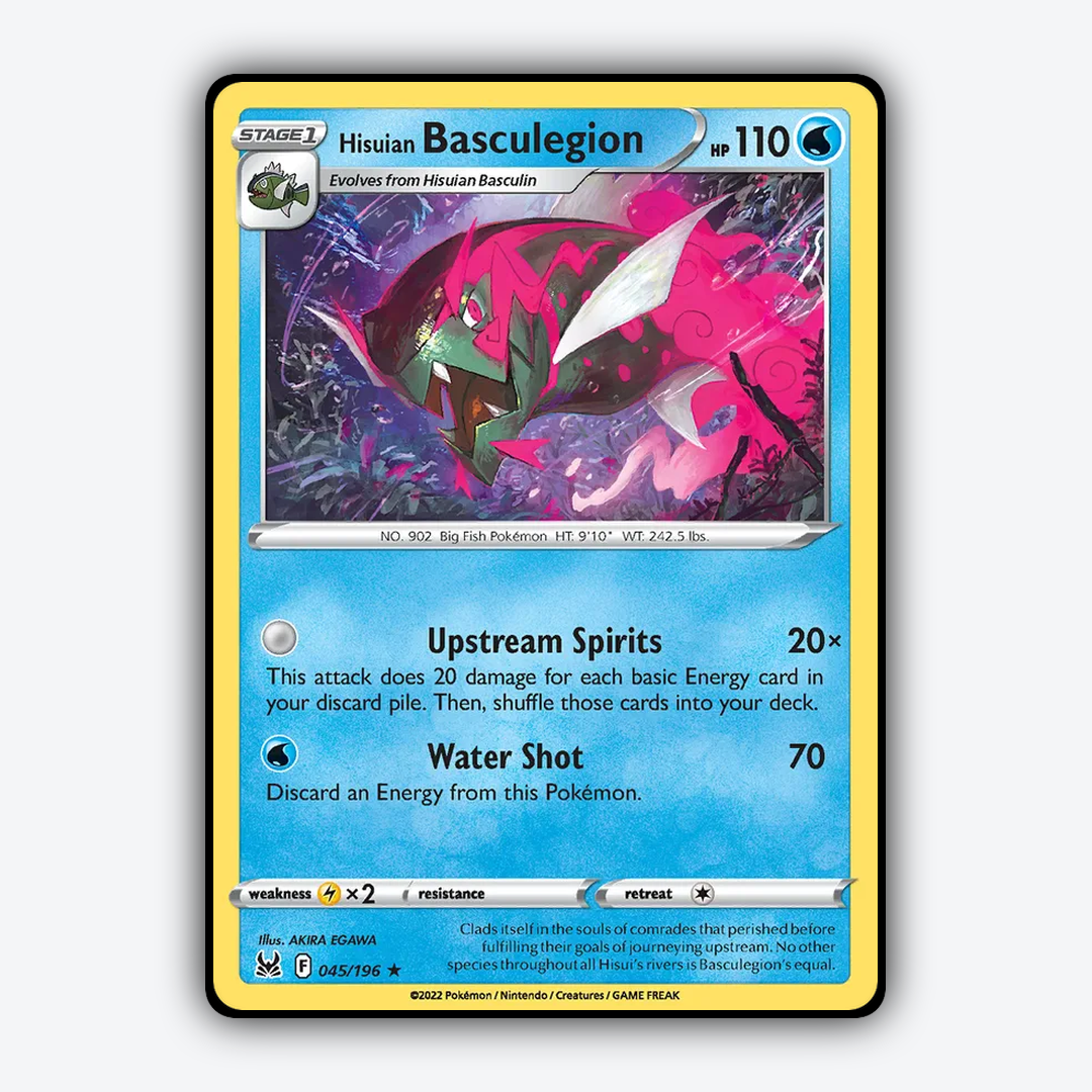 Hisuian Basculegion 045/196 - Lost Origin Set - Card Rug