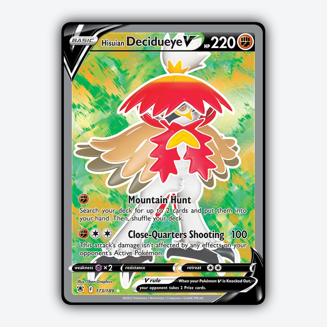 Hisuian Decidueye V 173/189 - Astral Radiance Set - Card Rug