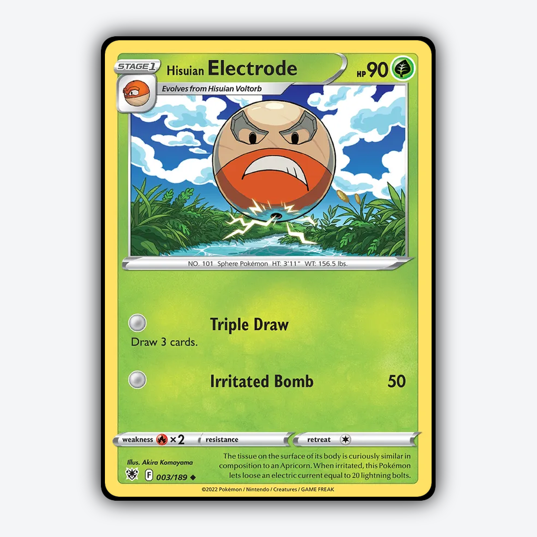 Hisuian Electrode 003/189 - Astral Radiance Set - Card Rug