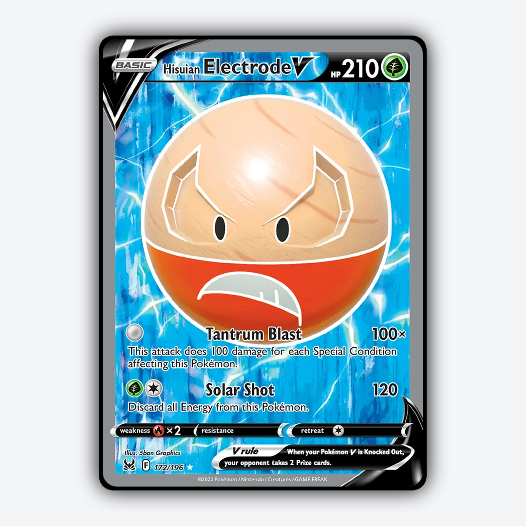 Hisuian Electrode V 172/196 - Lost Origin Set - Card Rug