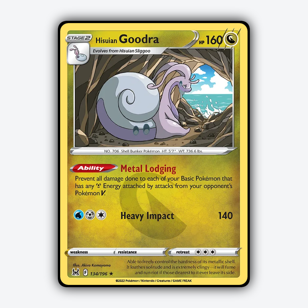 Hisuian Goodra 134/196 - Lost Origin Set - Card Rug