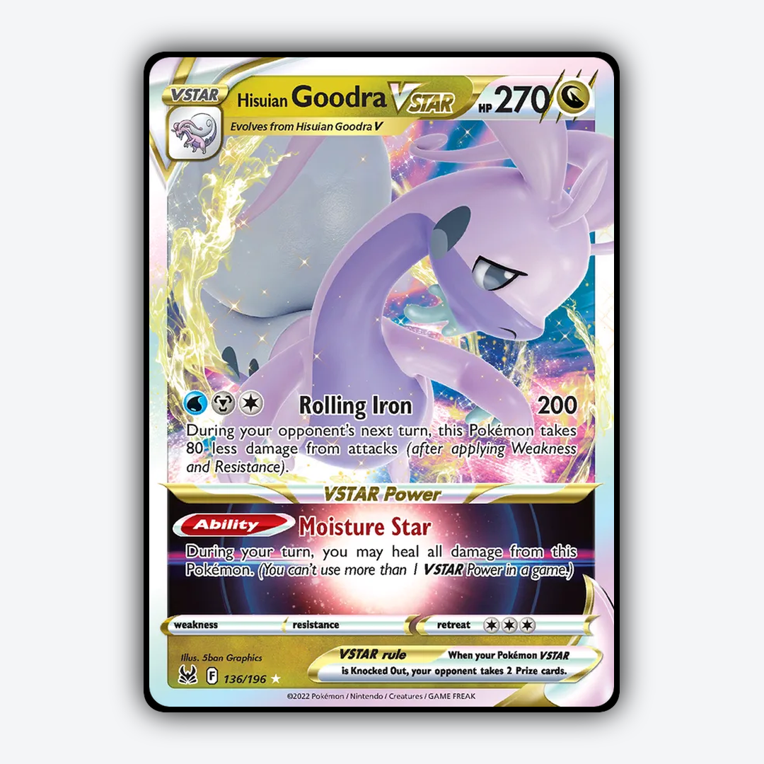Hisuian Goodra VSTAR 136/196 - Lost Origin Set - Card Rug