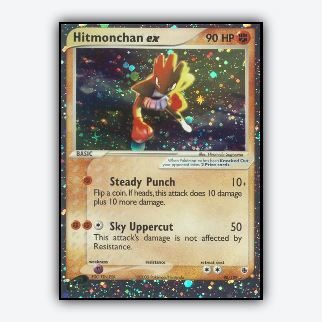 Hitmonchan ex 098/109 - Ruby & Sapphire Set - Card Rug