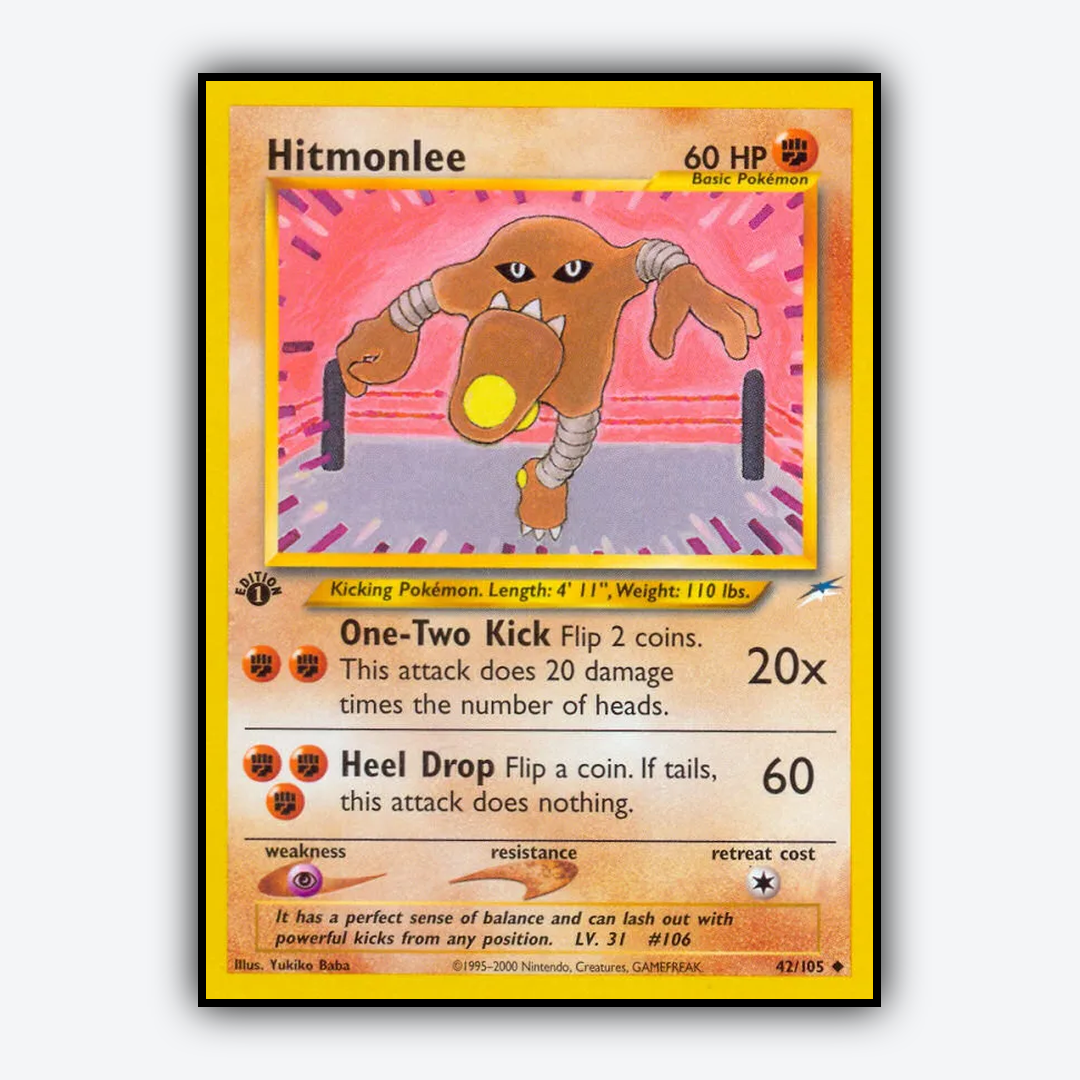 Hitmonlee 042/105 - Neo Destiny Set - Card Rug