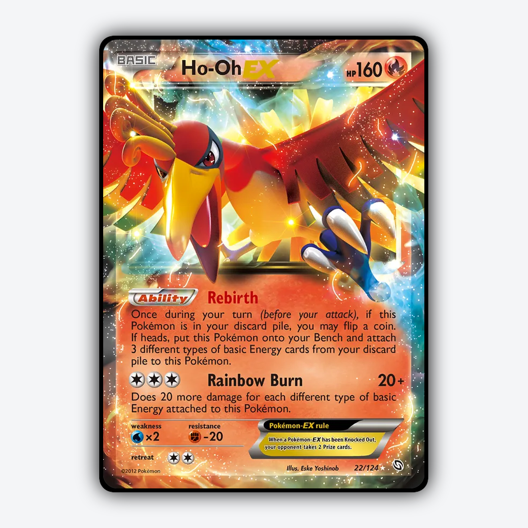 Ho-Oh-EX 022/124 - Dragons Exalted Set - Card Rug