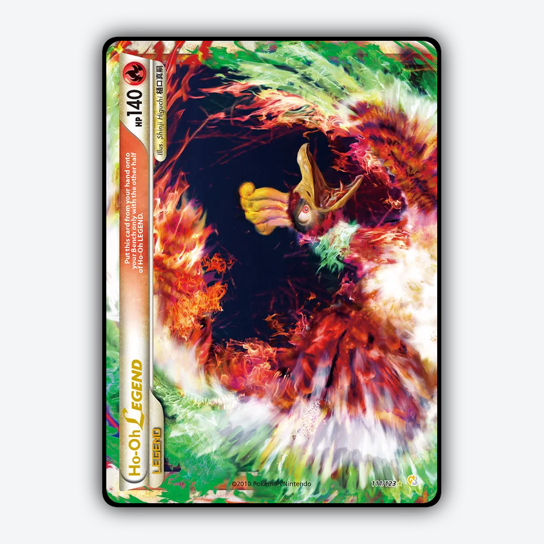 Ho-Oh LEGEND 111/123 - HeartGold & SoulSilver Set - Card Rug