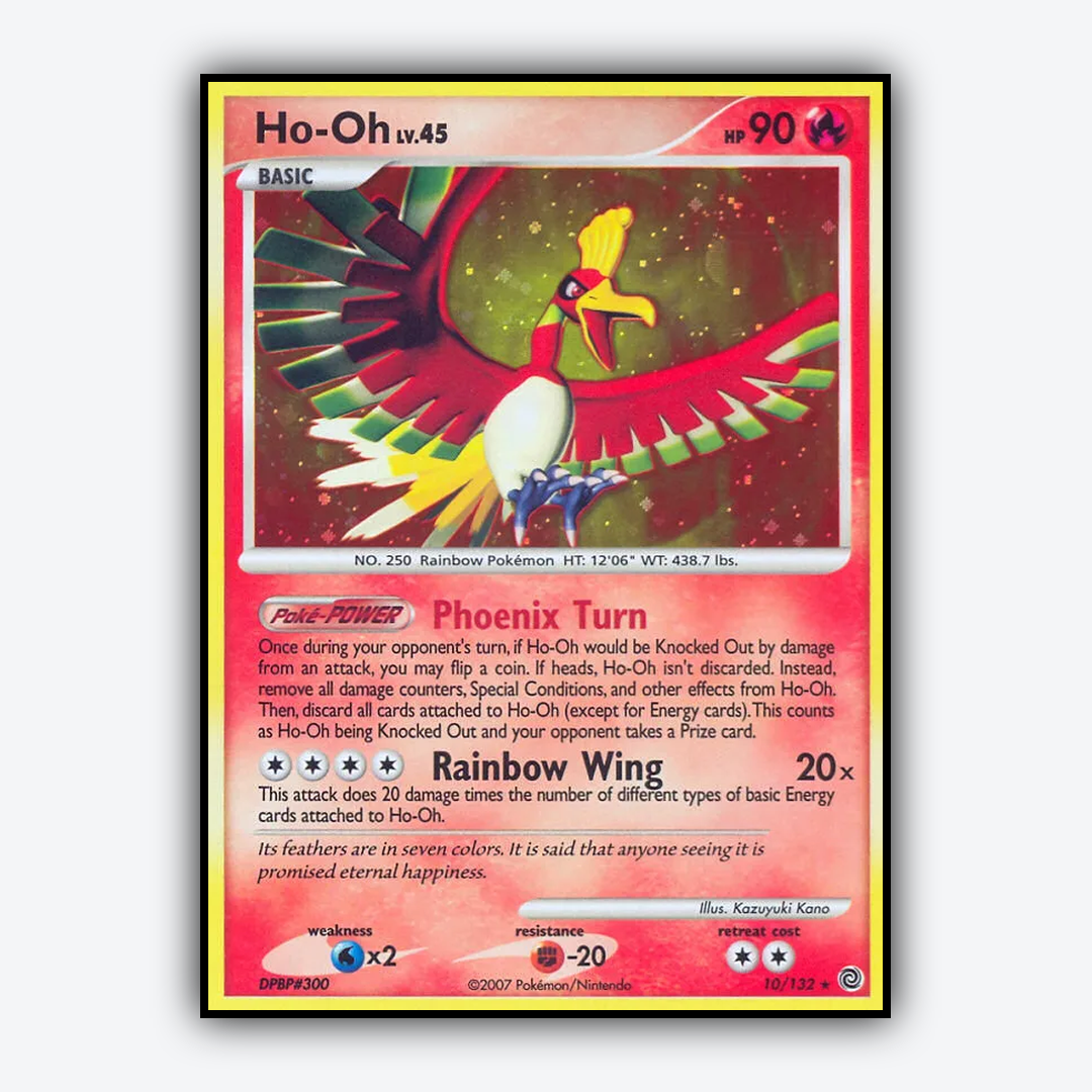 Ho-Oh 010/132 - Secret Wonders Set - Card Rug