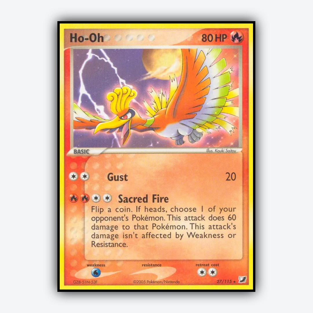 Ho-Oh 027/115 - Unseen Forces Set - Card Rug