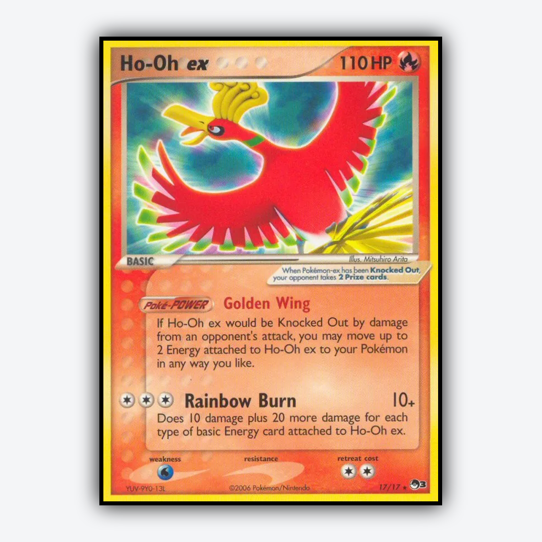 Ho-Oh ex 017/17 - POP Series 3 Set - Card Rug