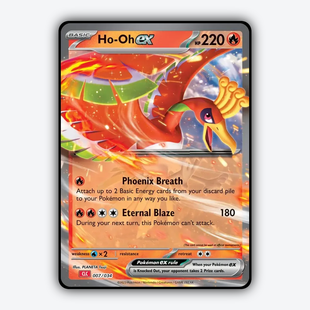 Ho-Oh ex 007/034 - Pokémon TCG Classic - Charizard Set - Card Rug