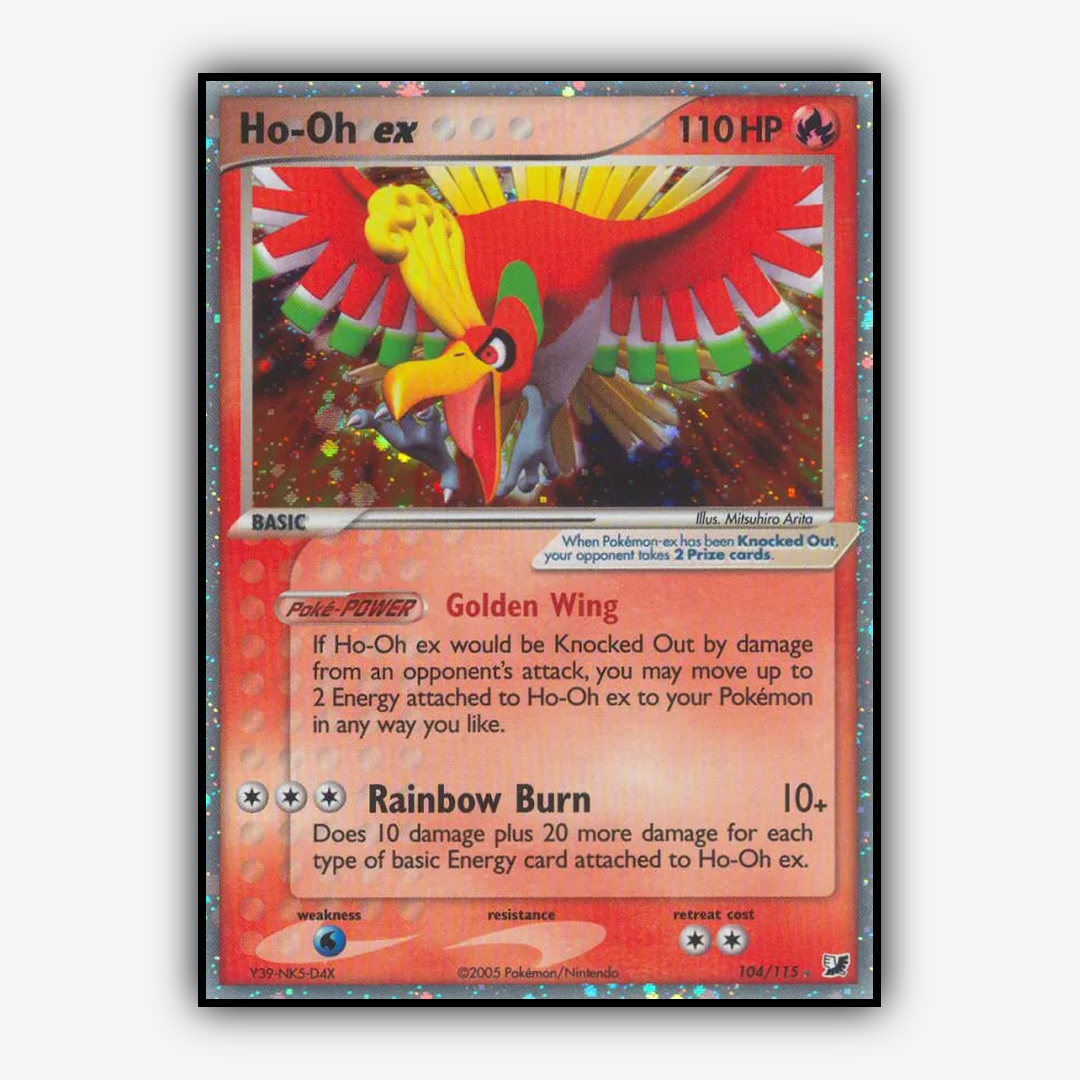 Ho-Oh ex 104/115 - Unseen Forces Set - Card Rug