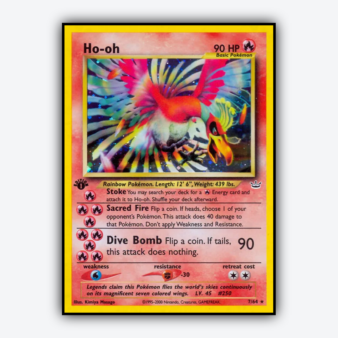 Ho-oh 007/64 - Neo Revelation Set - Card Rug