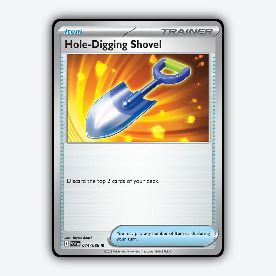 Hole-Digging Shovel 074/088 - Perfect Order Set - Card Rug