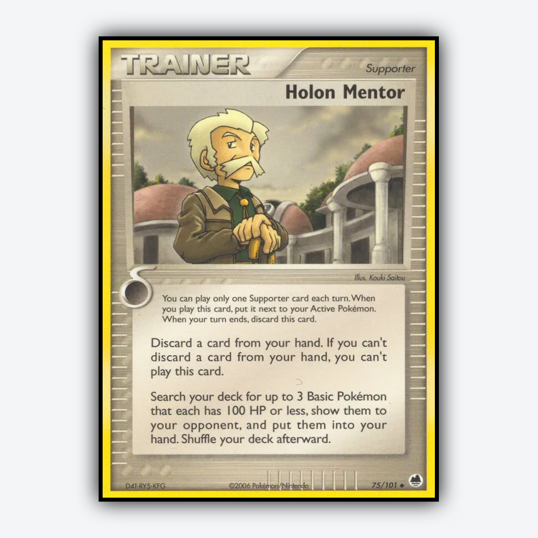 Holon Mentor 075/101 - Dragon Frontiers Set - Card Rug