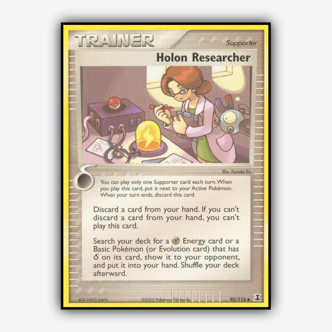 Holon Researcher 095/113 - Delta Species Set - Card Rug