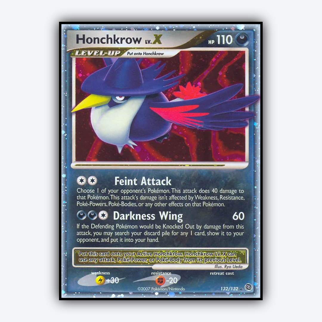 Honchkrow LV.X 132/132 - Secret Wonders Set - Card Rug