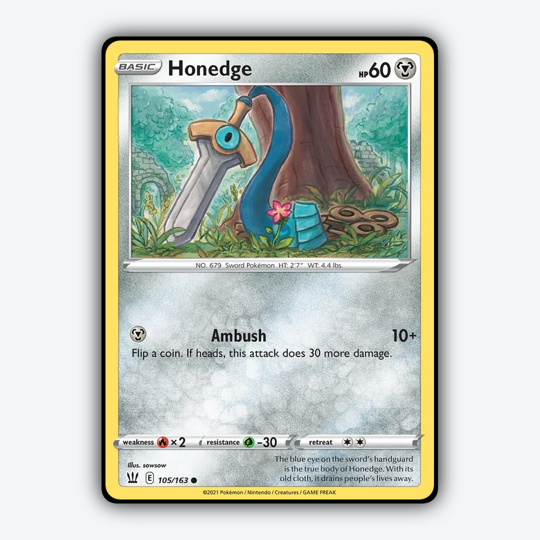 Honedge 105/163 - Battle Styles Set - Card Rug