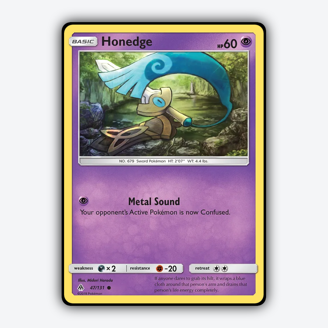 Honedge 047/131 - Forbidden Light Set - Card Rug