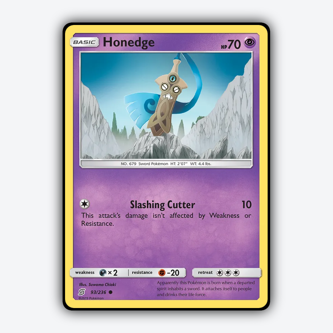 Honedge 093/236 - Unified Minds Set - Card Rug