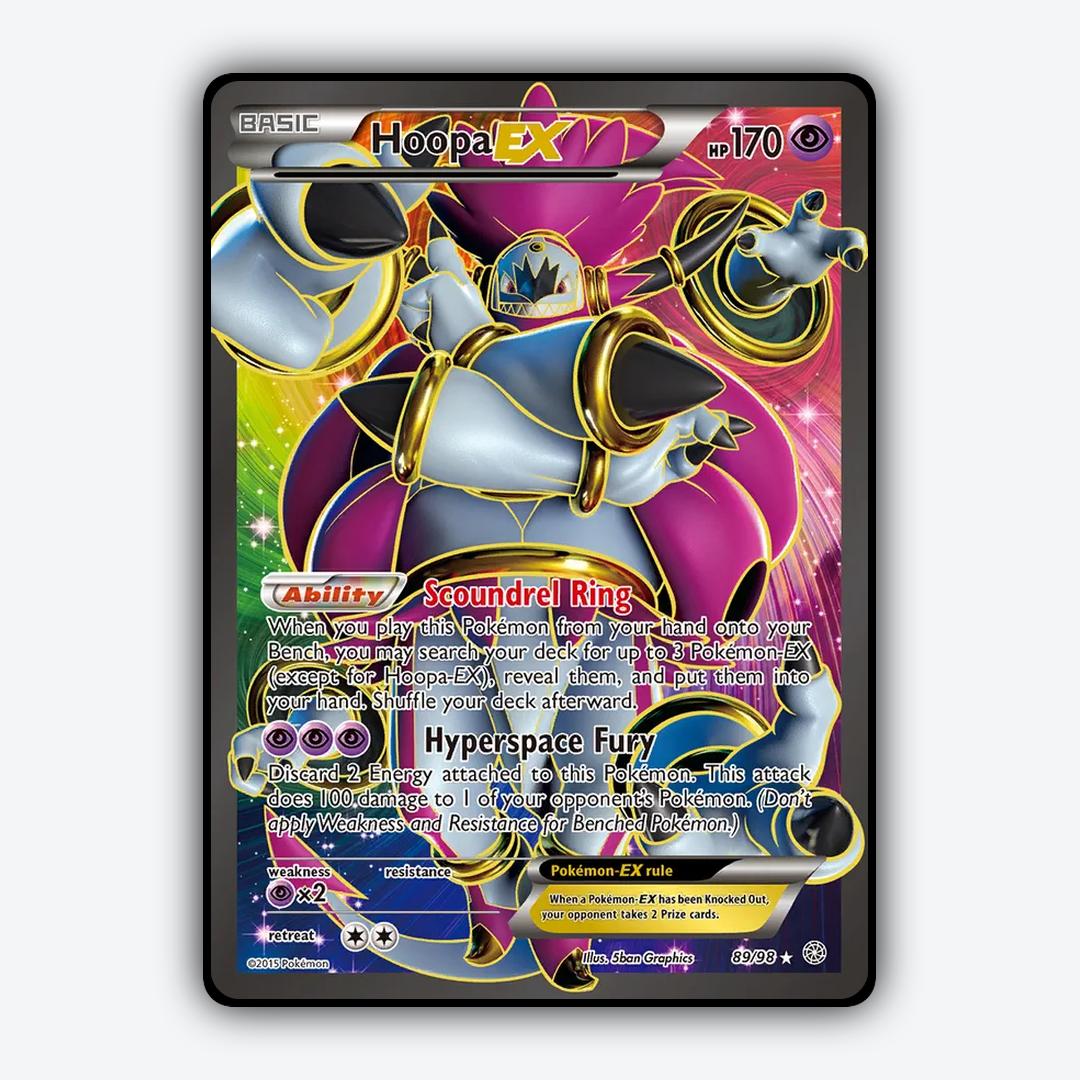 Hoopa-EX 089/98 - Ancient Origins Set - Card Rug
