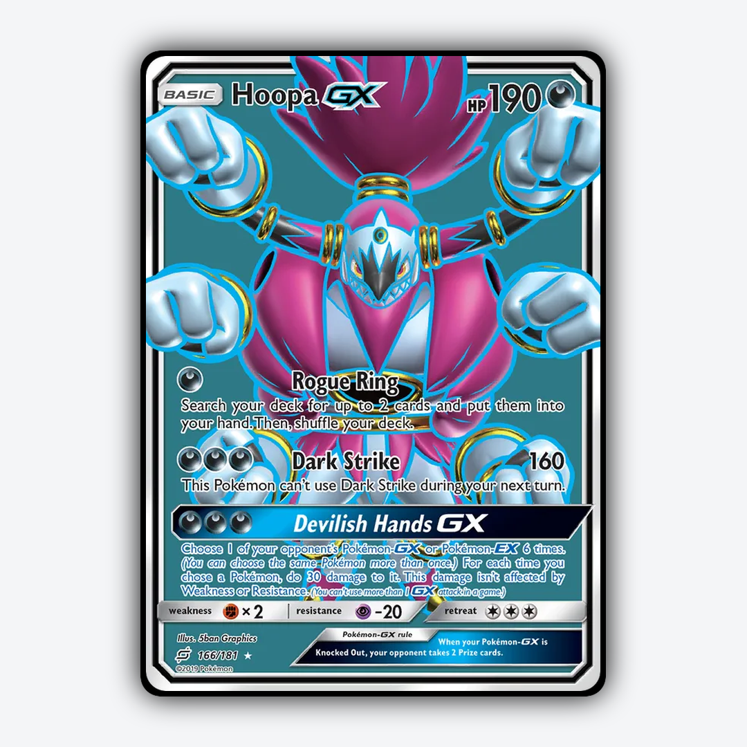 Hoopa-GX 166/181 - Team Up Set - Card Rug