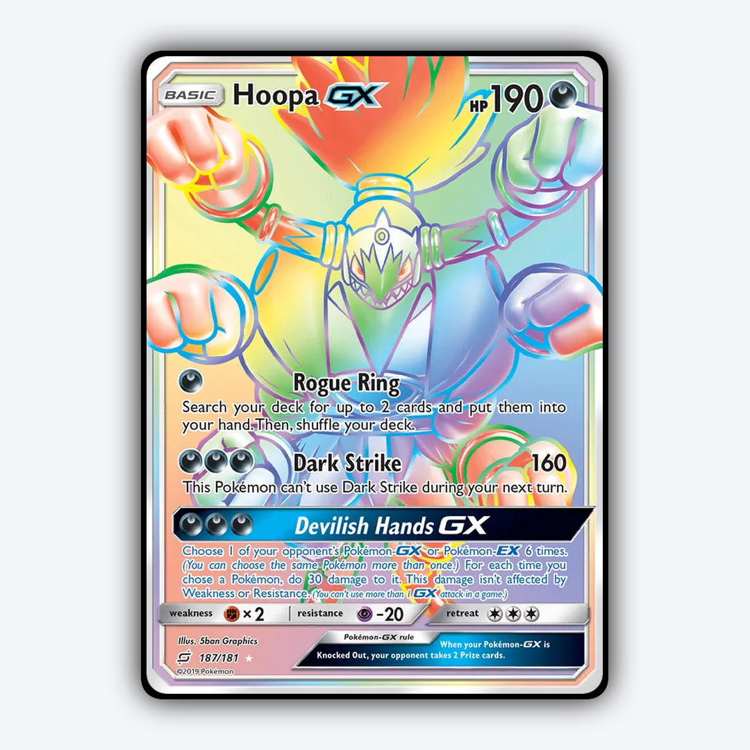 Hoopa-GX 187/181 - Team Up Set - Card Rug