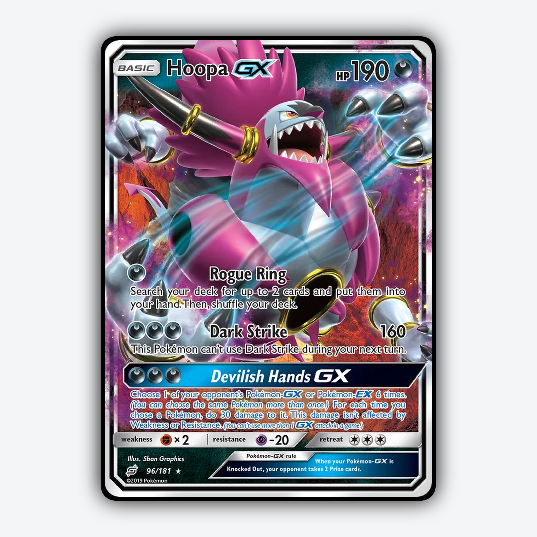 Hoopa-GX 096/181 - Team Up Set - Card Rug