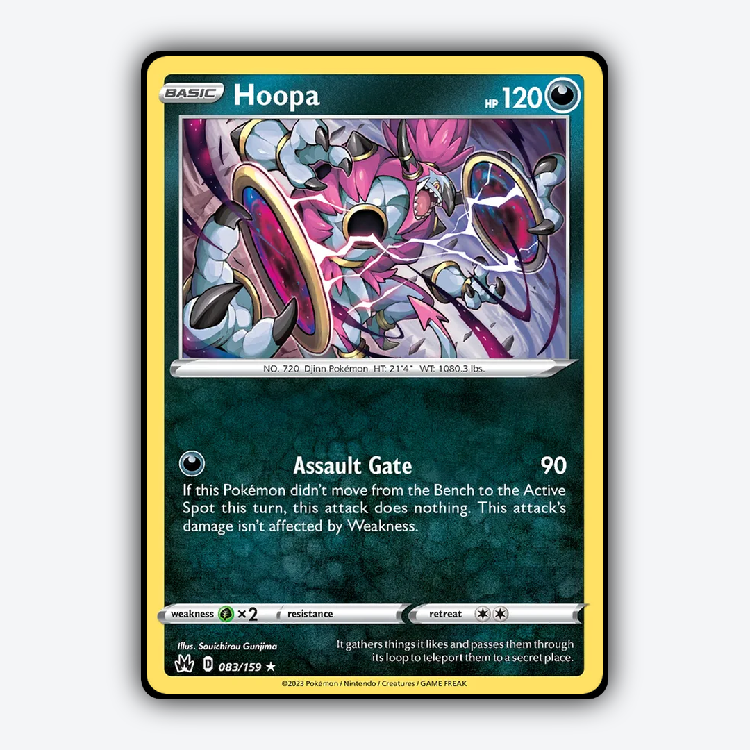 Hoopa 083/159 - Crown Zenith Set - Card Rug