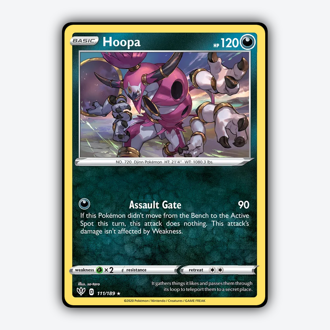 Hoopa 111/189 - Darkness Ablaze Set - Card Rug