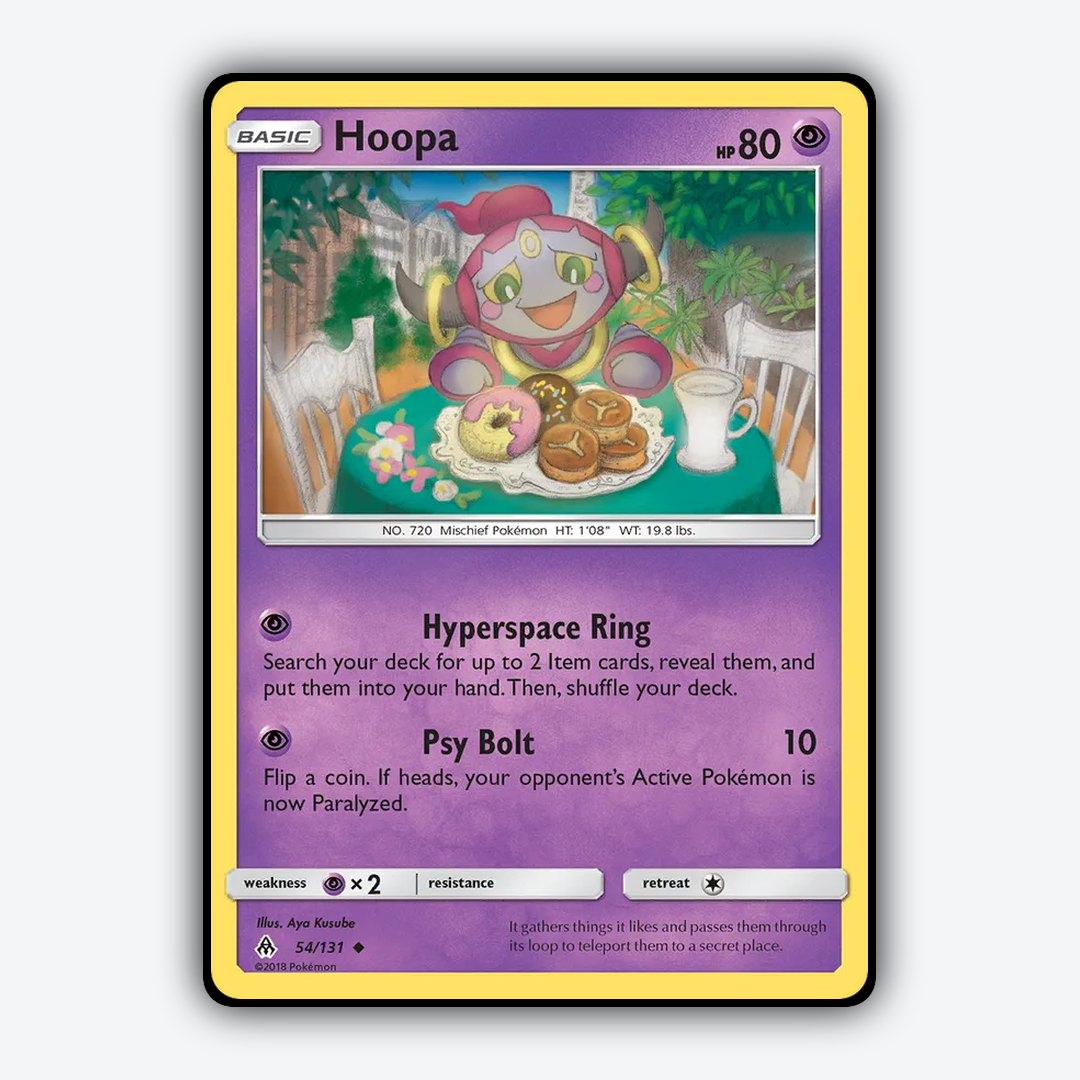 Hoopa 054/131 - Forbidden Light Set - Card Rug