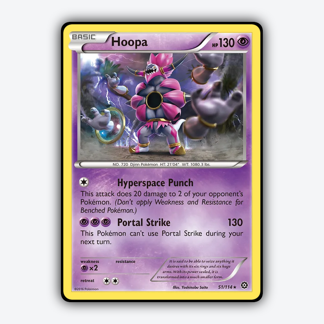 Hoopa 051/114 - Steam Siege Set - Card Rug