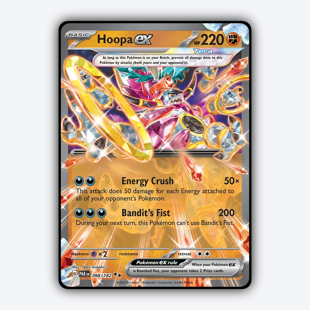 Hoopa ex #98 - Paradox Rift Set - Card Rug