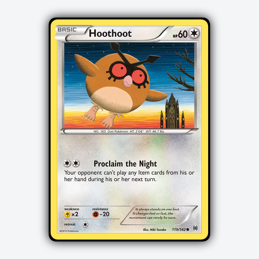 Hoothoot 119/162 - BREAKthrough Set - Card Rug