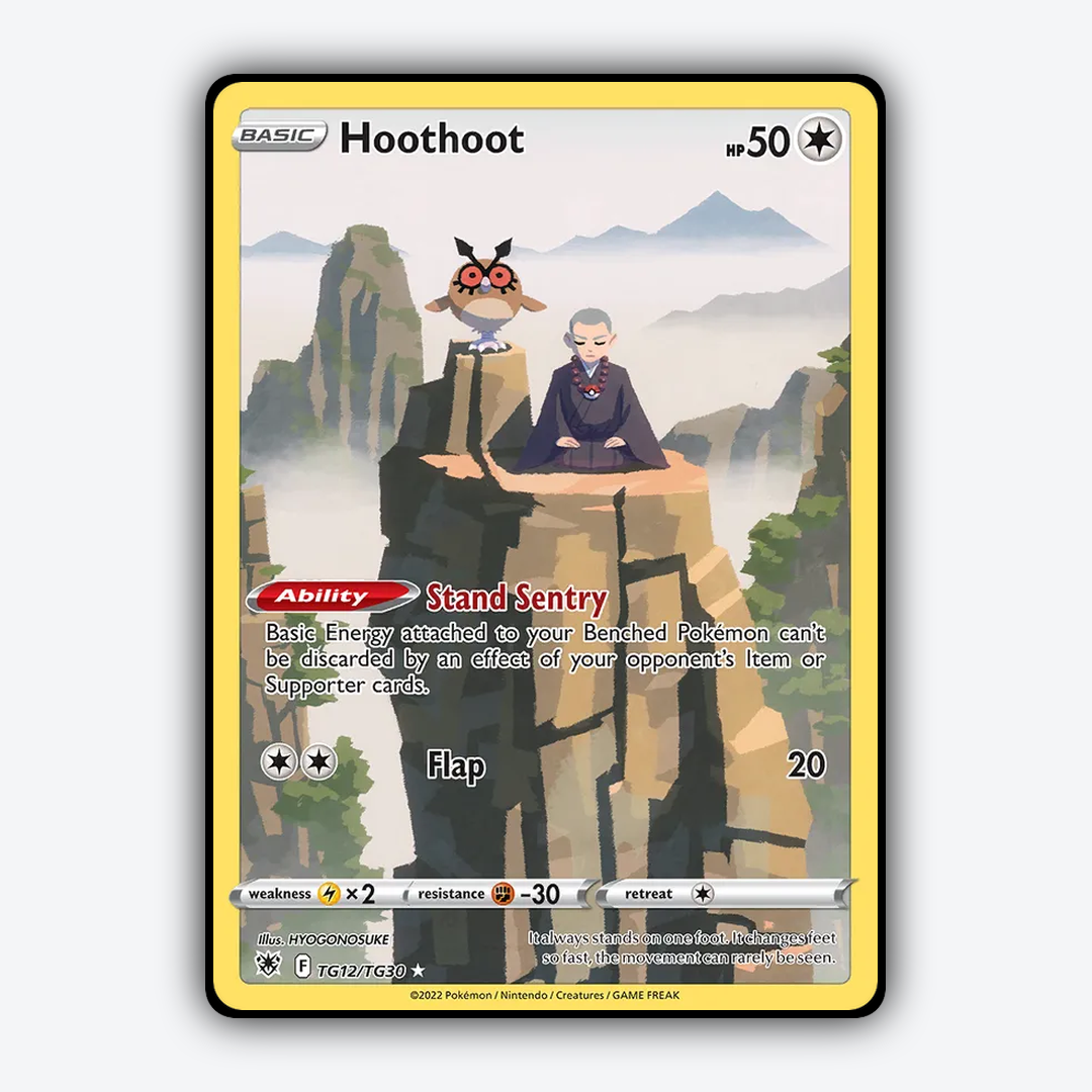Hoothoot TG012/30 - TG012/30 Astral Radiance Trainer Gallery Set - Card Rug