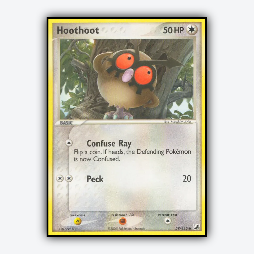 Hoothoot 059/115 - Unseen Forces Set - Card Rug