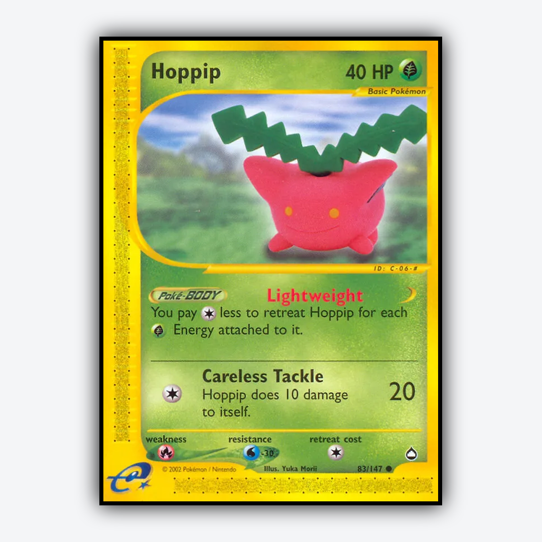 Hoppip 083/147 - Aquapolis Set - Card Rug