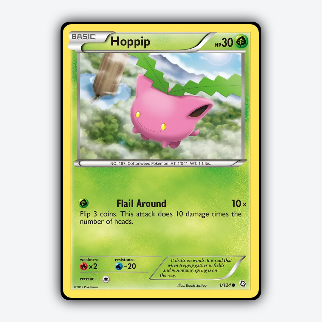 Hoppip 001/124 - Dragons Exalted Set - Card Rug