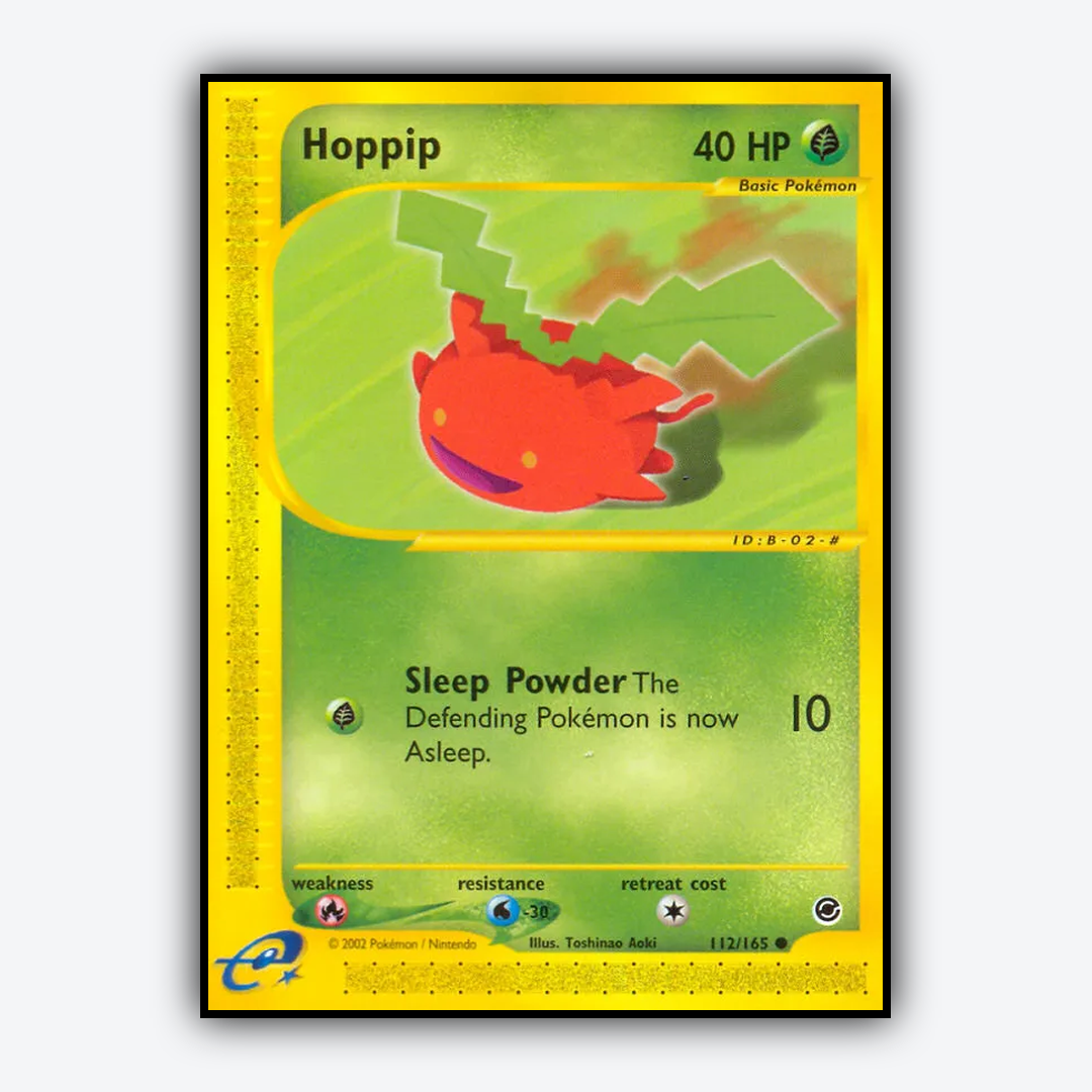 Hoppip 112/165 - Expedition Base Set - Card Rug