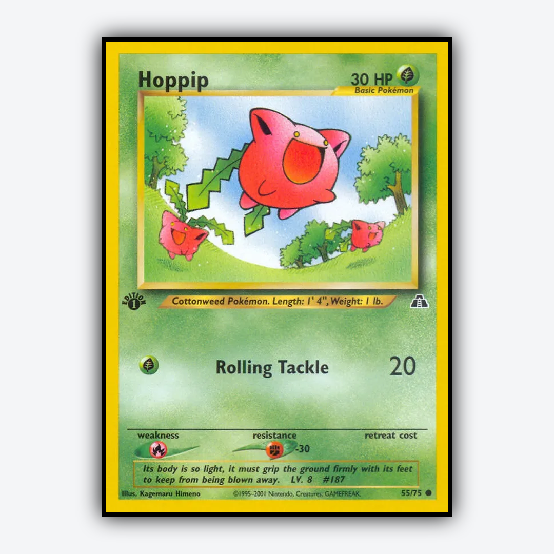 Hoppip 055/75 - Neo Discovery Set - Card Rug