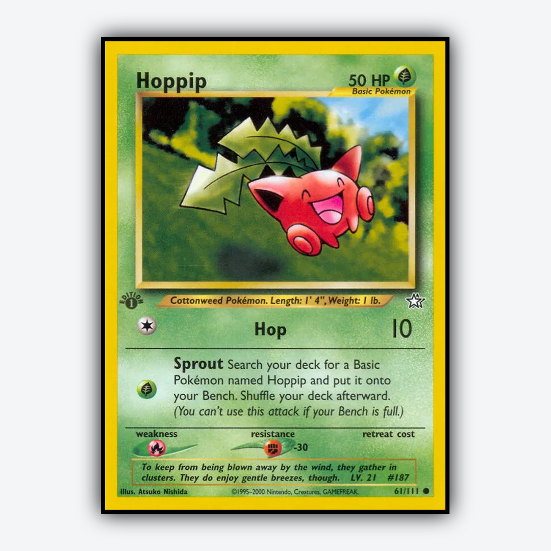 Hoppip 061/111 - Neo Genesis Set - Card Rug