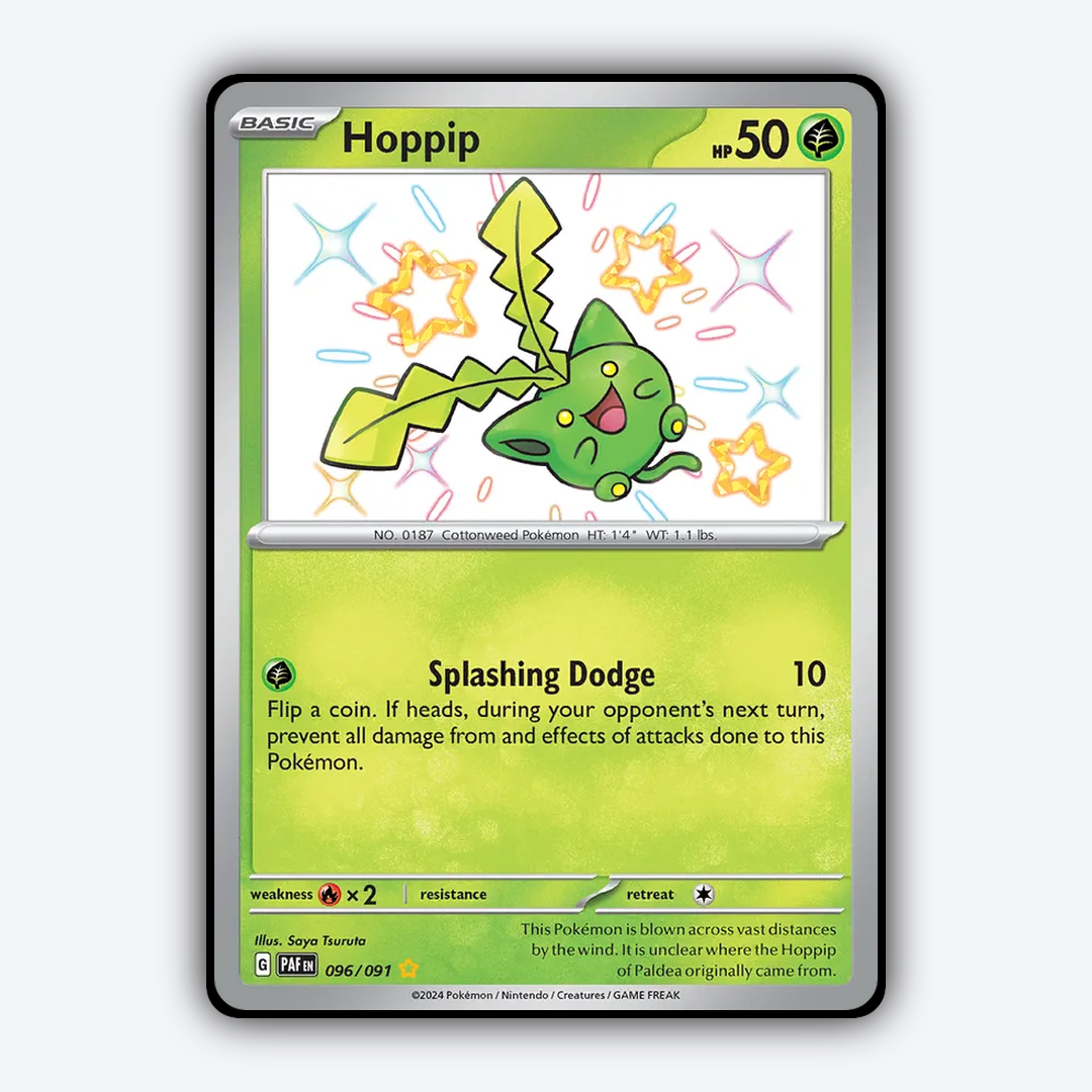 Hoppip #96 - Paldean Fates Set - Card Rug