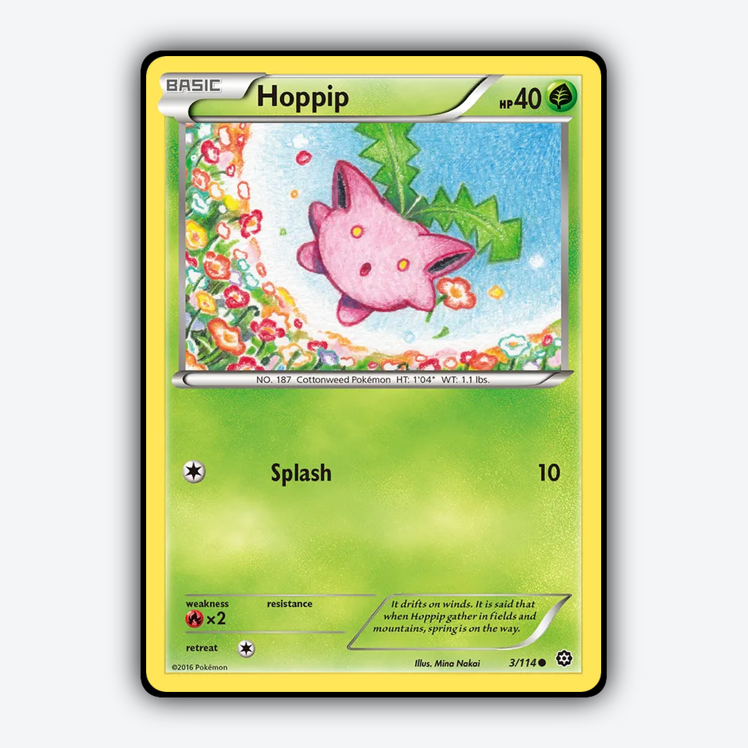 Hoppip 003/114 - Steam Siege Set - Card Rug