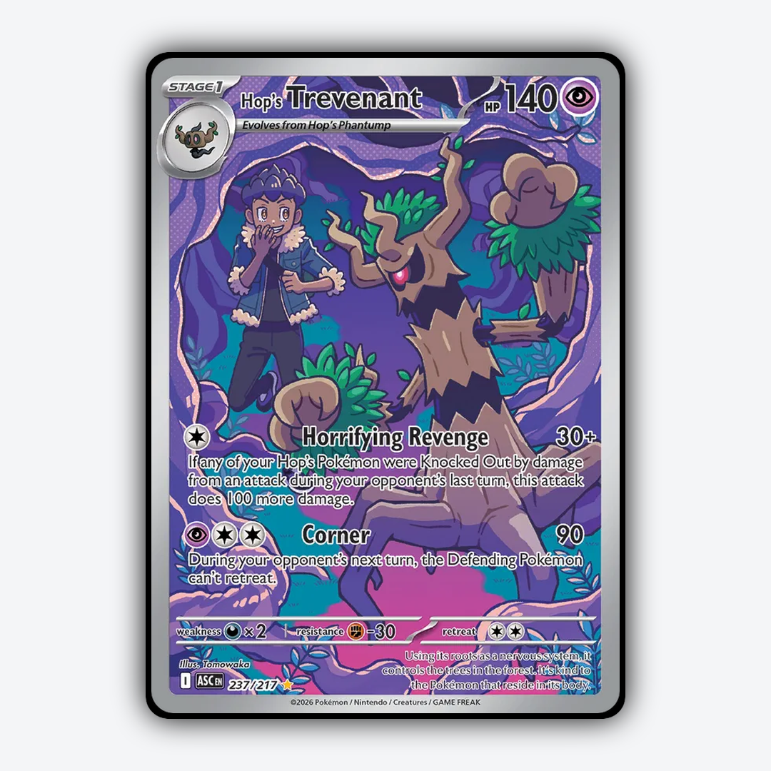 Hop's Trevenant 237/217 - Ascended Heroes Set - Card Rug