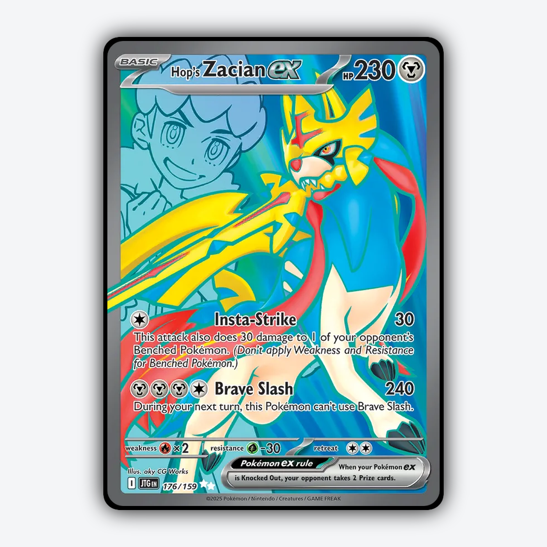 Hop's Zacian ex #176 - Journey Together Set - Card Rug