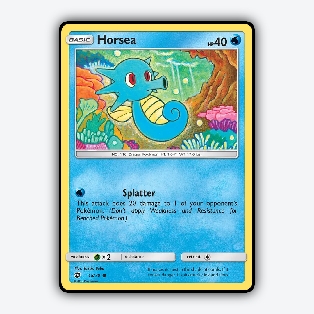 Horsea 015/70 - Dragon Majesty Set - Card Rug