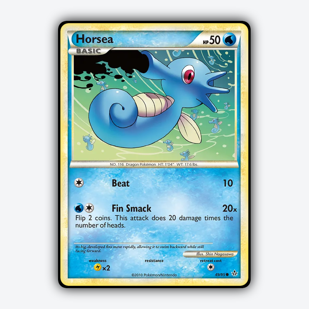 Horsea 049/95 - HS—Unleashed Set - Card Rug