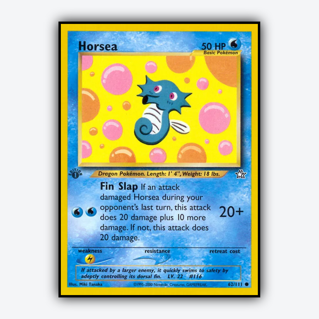 Horsea 062/111 - Neo Genesis Set - Card Rug