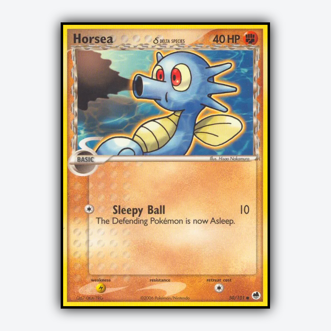 Horsea δ 050/101 - Dragon Frontiers Set - Card Rug